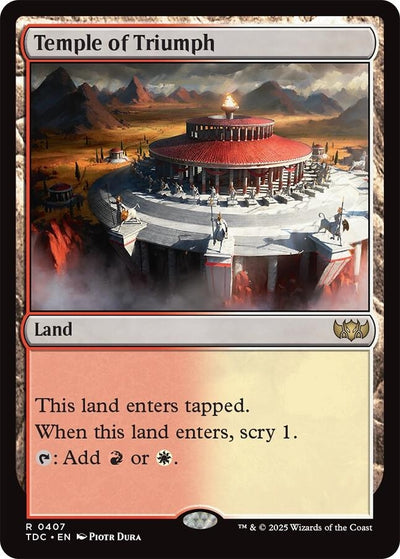 Temple of Triumph (407) (Commander: Tarkir: Dragonstorm) (TDC)