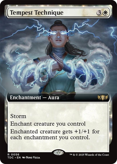 Tempest Technique (Extended Art) (56) (Commander: Tarkir: Dragonstorm) (TDC)