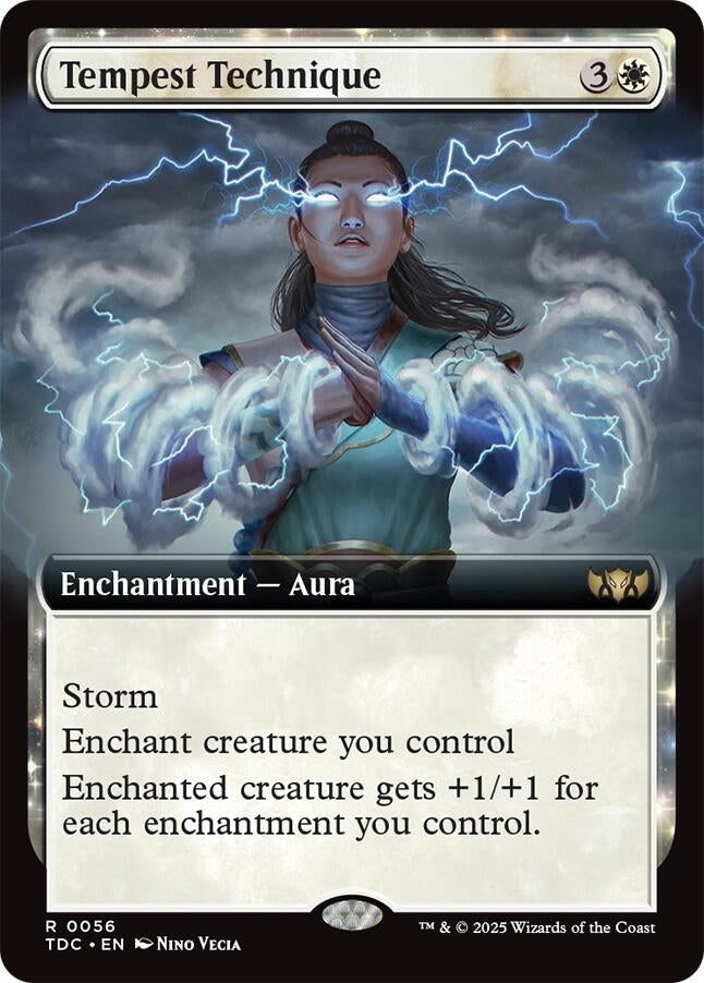 Tempest Technique (Extended Art) (56) (Commander: Tarkir: Dragonstorm) (TDC)