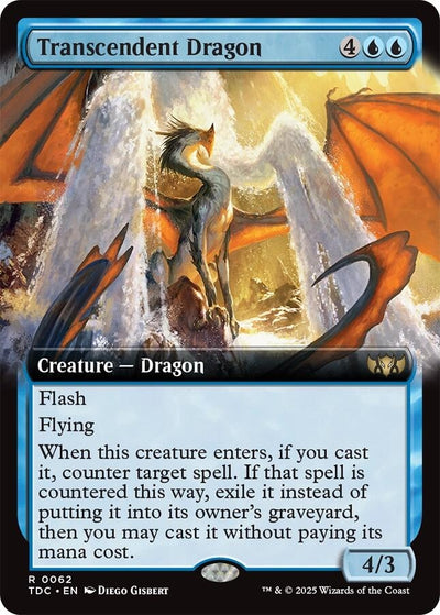 Transcendent Dragon (Extended Art) (62) (Commander: Tarkir: Dragonstorm) (TDC)