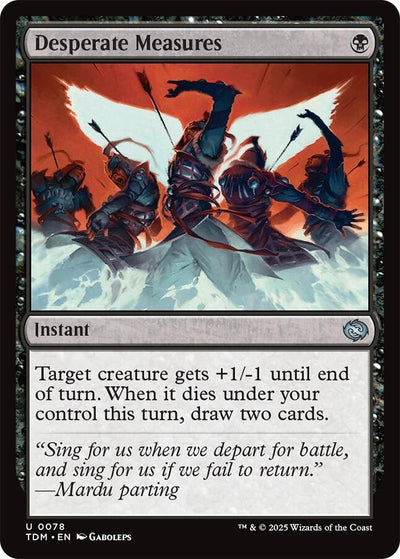 Desperate Measures (78) (Tarkir: Dragonstorm) (TDM)