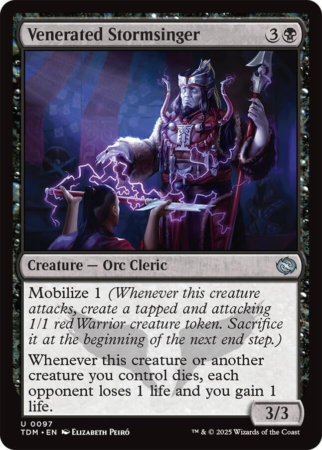 Venerated Stormsinger (97) (Tarkir: Dragonstorm) (TDM)