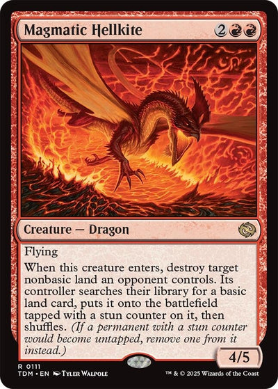 Magmatic Hellkite (111) (Tarkir: Dragonstorm) (TDM)
