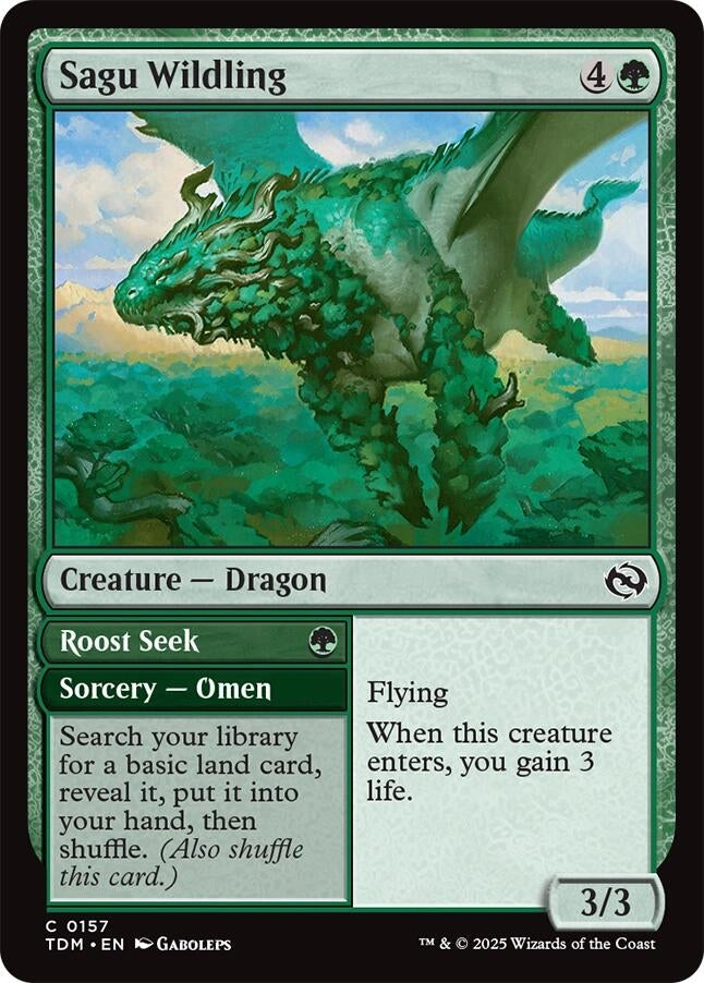 Sagu Wildling (157) (Tarkir: Dragonstorm) (TDM)