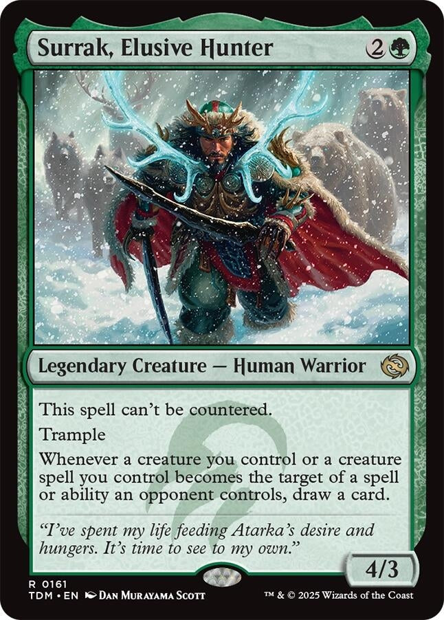 Surrak, Elusive Hunter (161) (Tarkir: Dragonstorm) (TDM)