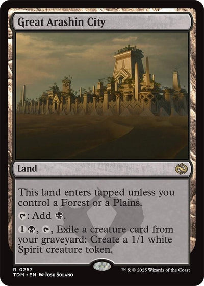 Great Arashin City (257) (Tarkir: Dragonstorm) (TDM)