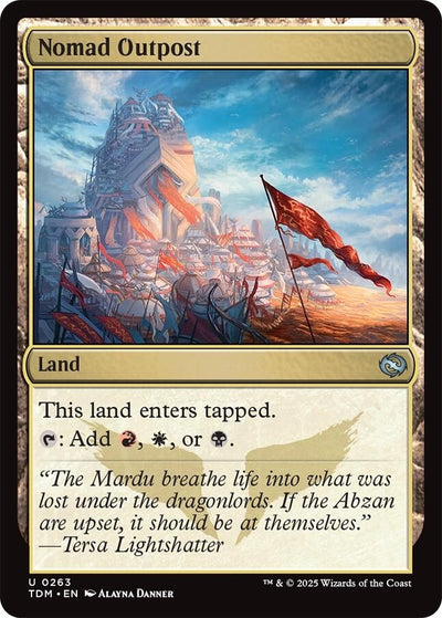 Nomad Outpost (263) (Tarkir: Dragonstorm) (TDM)