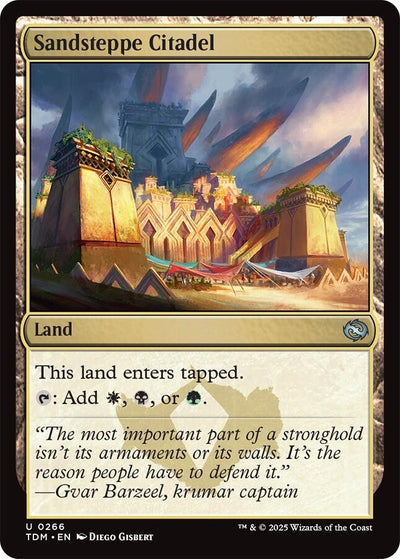 Sandsteppe Citadel (266) (Tarkir: Dragonstorm) (TDM)