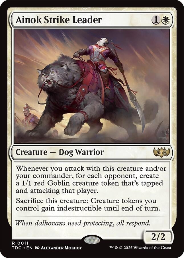 Ainok Strike Leader (11) (Commander: Tarkir: Dragonstorm)