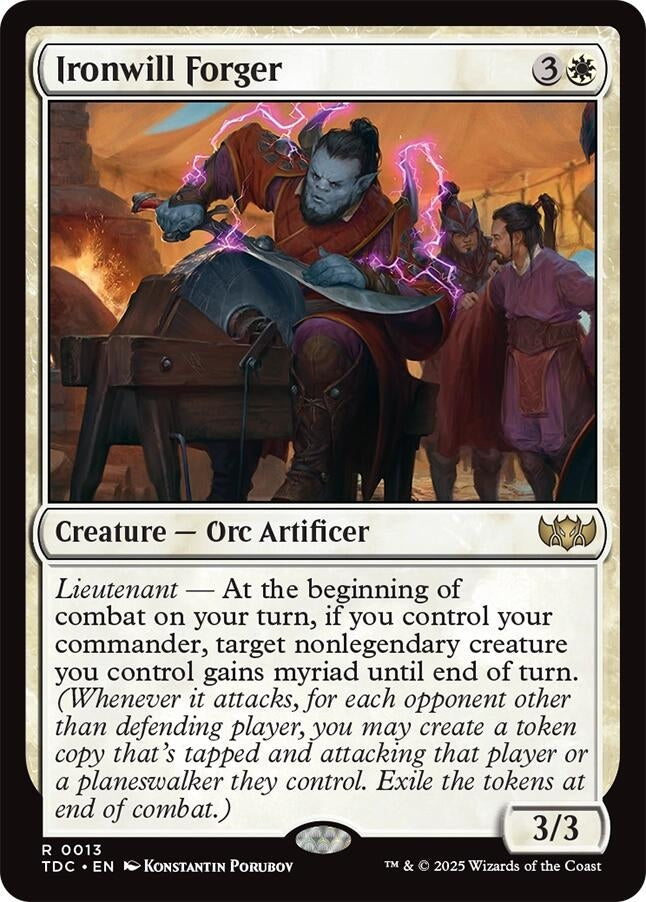 Ironwill Forger (13) (Commander: Tarkir: Dragonstorm)