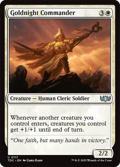 Goldnight Commander (117) (Commander: Tarkir: Dragonstorm)