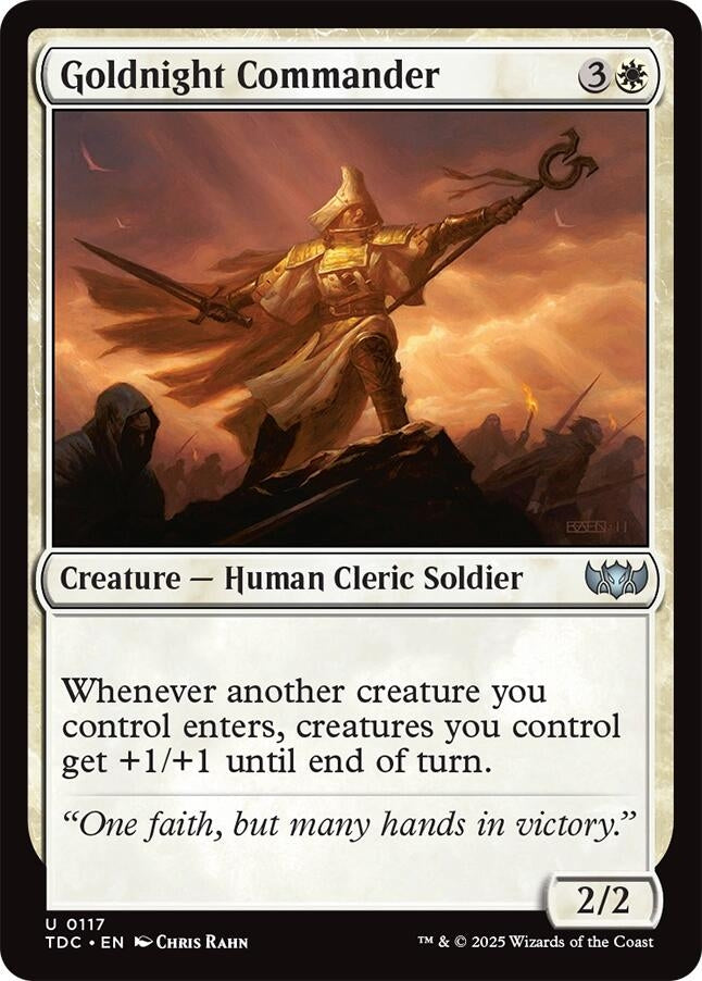 Goldnight Commander (117) (Commander: Tarkir: Dragonstorm)