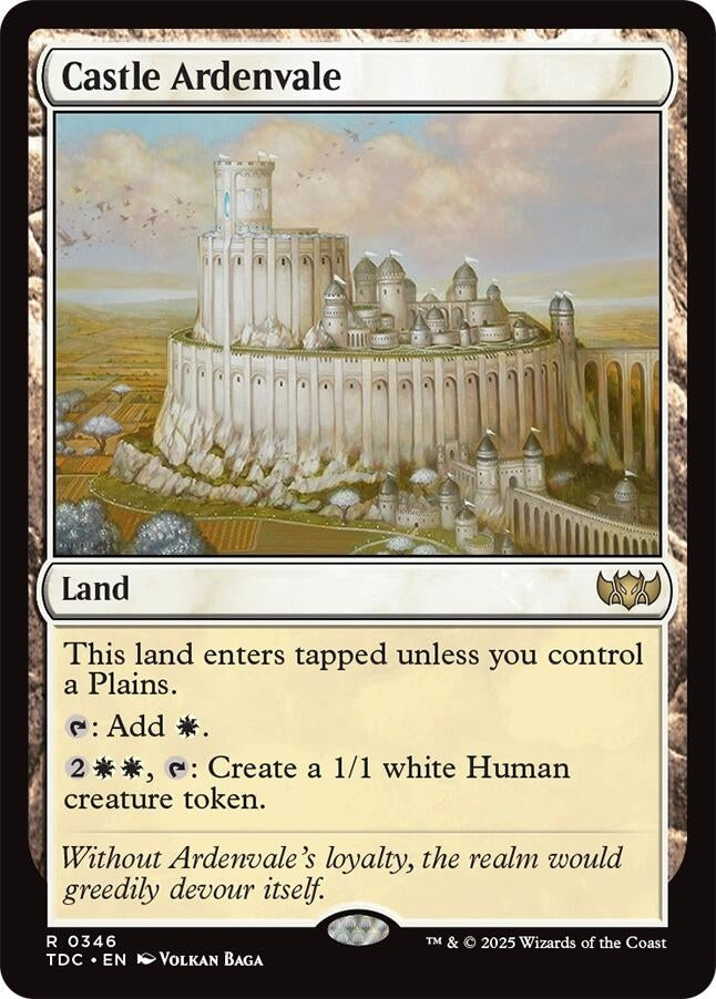 Castle Ardenvale (346) (Commander: Tarkir: Dragonstorm)