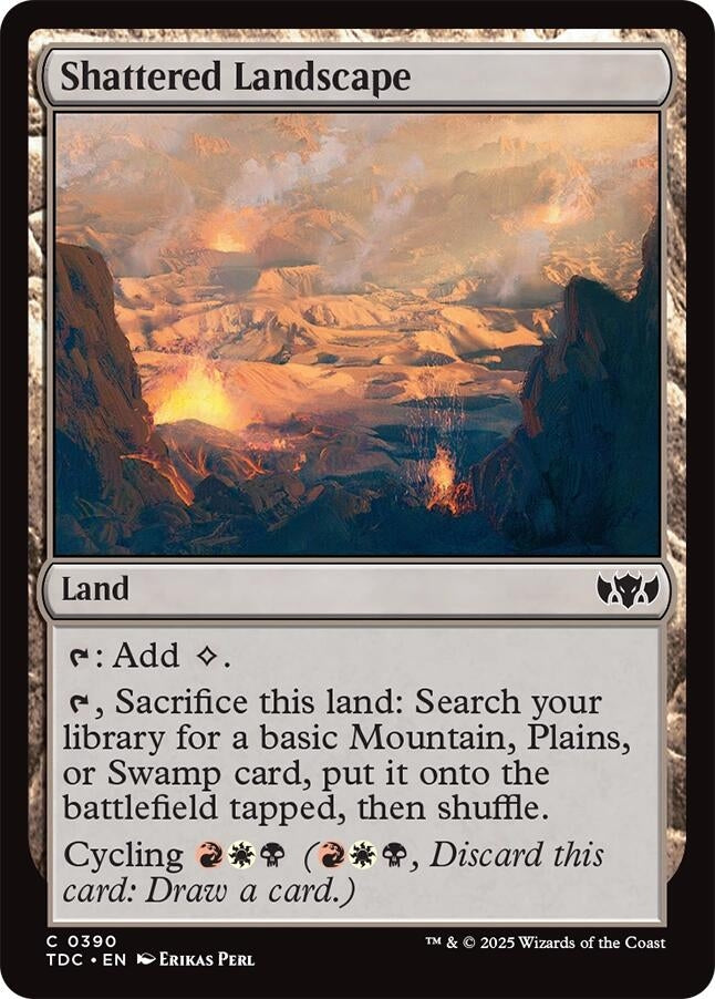 Shattered Landscape (390) (Commander: Tarkir: Dragonstorm)