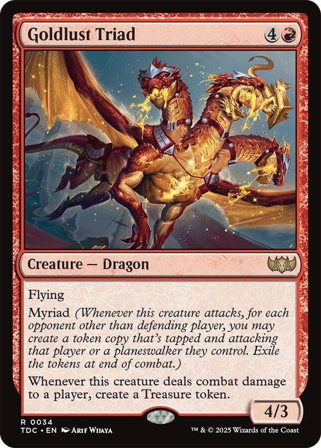 Goldlust Triad (34) (Commander: Tarkir: Dragonstorm)