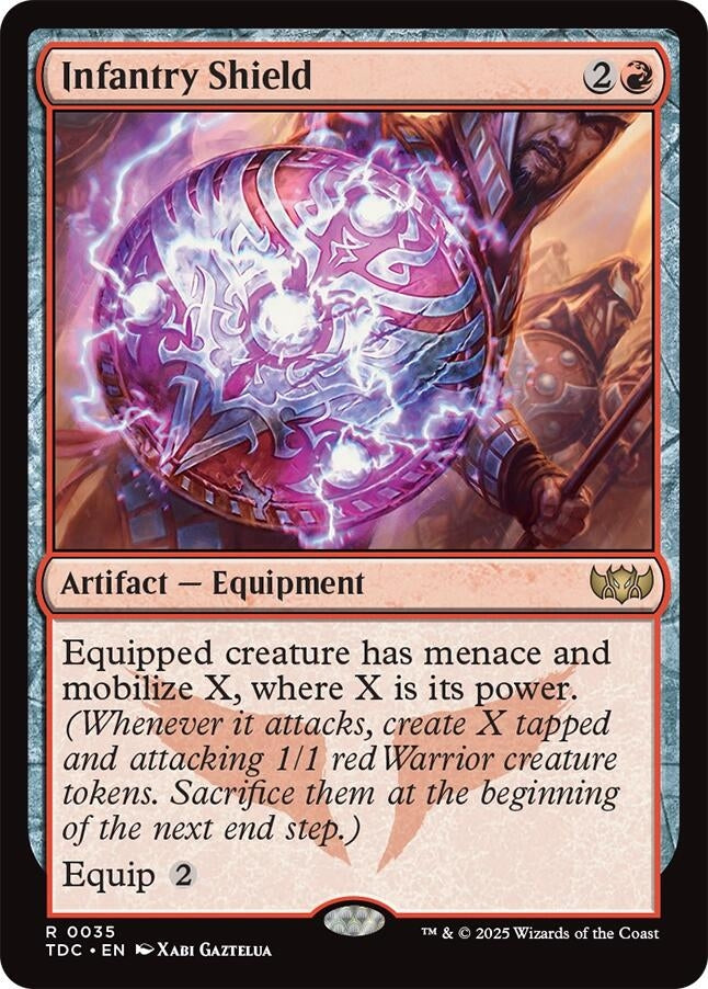 Infantry Shield (35) (Commander: Tarkir: Dragonstorm)