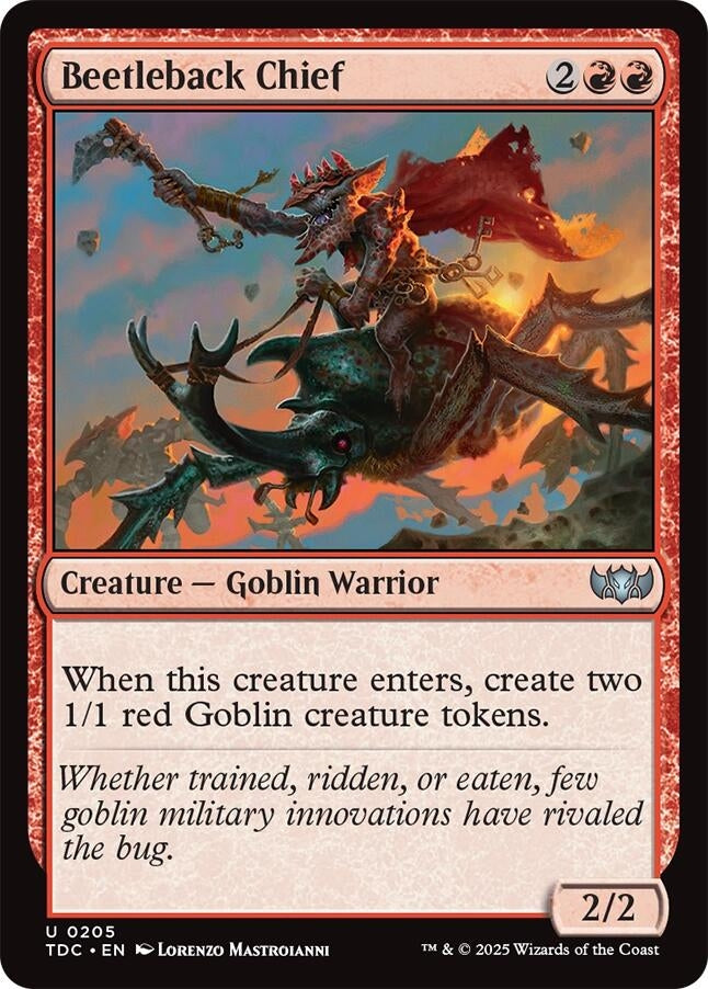Beetleback Chief (205) (Commander: Tarkir: Dragonstorm)