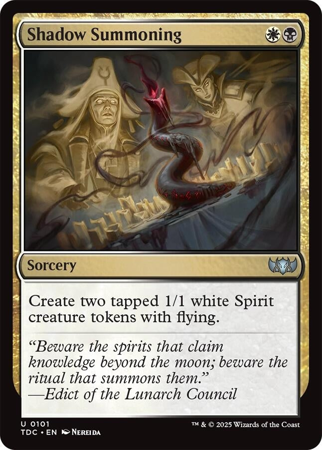 Shadow Summoning (101) (Commander: Tarkir: Dragonstorm)