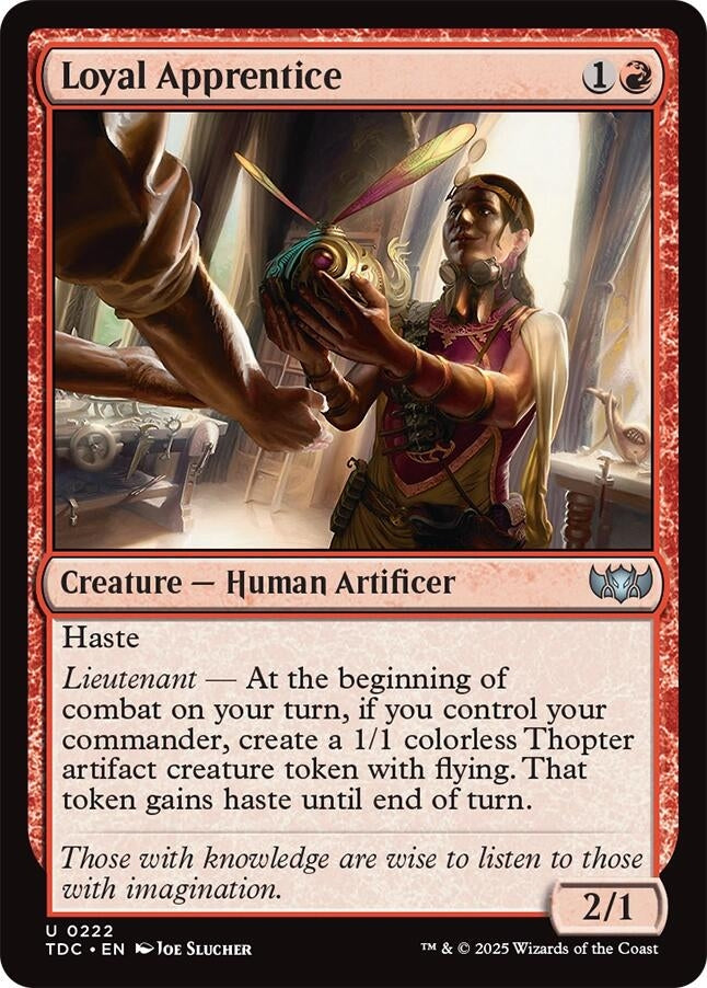 Loyal Apprentice (222) (Commander: Tarkir: Dragonstorm)