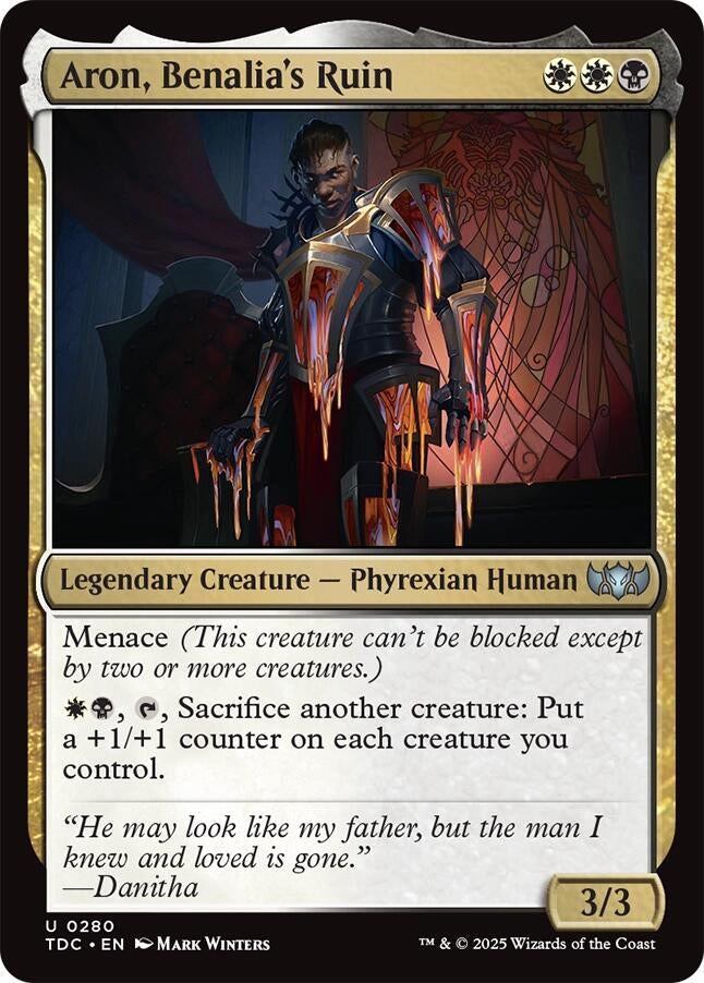 Aron, Benalia's Ruin (280) (Commander: Tarkir: Dragonstorm)