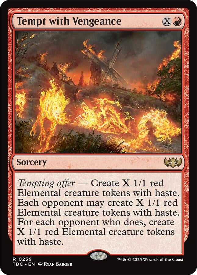 Tempt with Vengeance (239) (Commander: Tarkir: Dragonstorm)