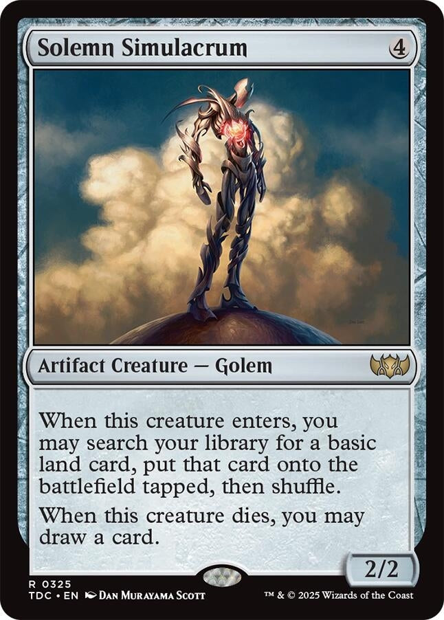 Solemn Simulacrum (325) (Commander: Tarkir: Dragonstorm)
