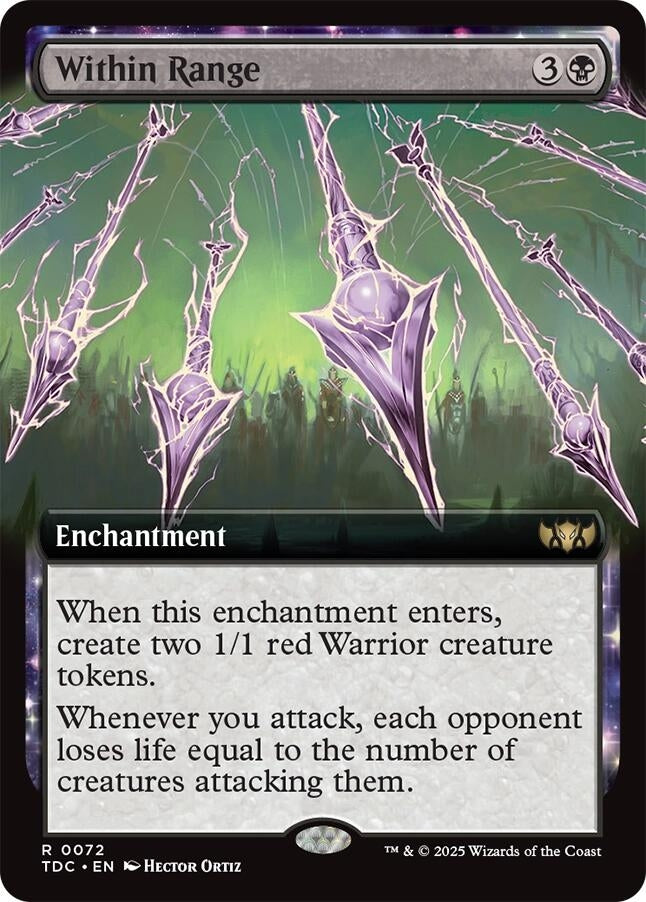 Within Range (Extended Art) (72) (Commander: Tarkir: Dragonstorm) (TDC)
