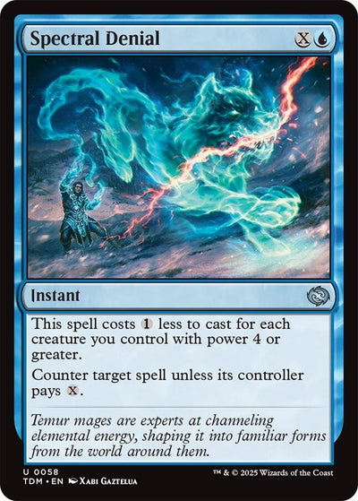 Spectral Denial (58) (Tarkir: Dragonstorm) (TDM)