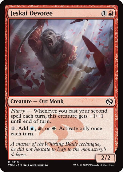 Jeskai Devotee (110) (Tarkir: Dragonstorm) (TDM)