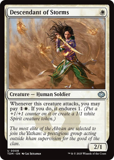 Descendant of Storms (8) (Tarkir: Dragonstorm) (TDM)