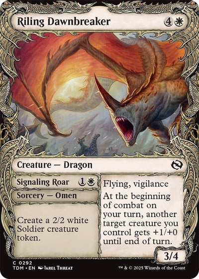 Riling Dawnbreaker (Showcase) (292) (Tarkir: Dragonstorm) (TDM)