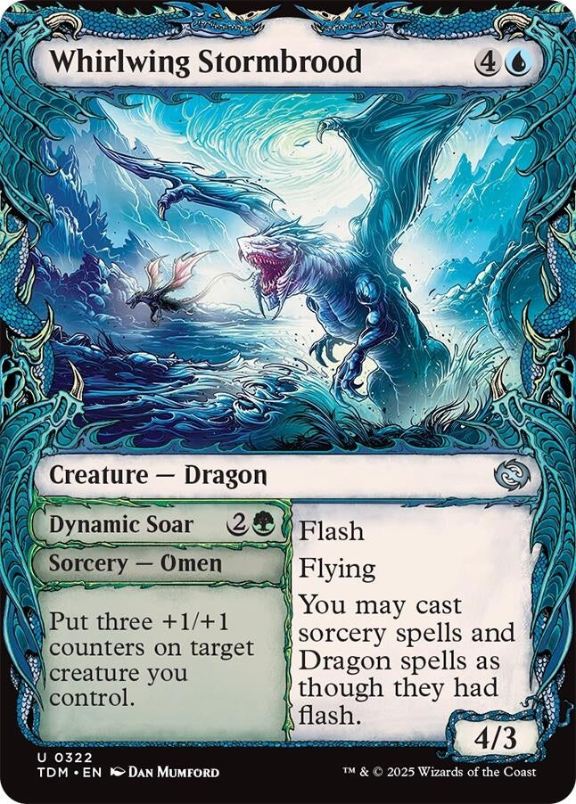 Whirlwing Stormbrood (Showcase) (322) (Tarkir: Dragonstorm) (TDM)