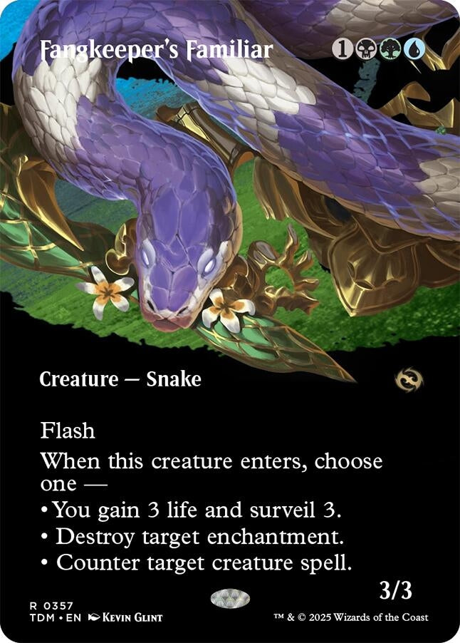 Fangkeeper's Familiar (Borderless) (357) (Tarkir: Dragonstorm) (TDM)