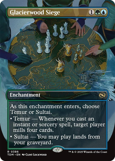 Glacierwood Siege (Borderless) (386) (Tarkir: Dragonstorm) (TDM)
