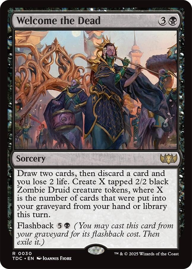 Welcome the Dead (30) (Commander: Tarkir: Dragonstorm)