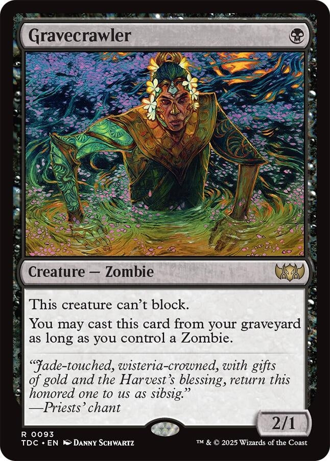 Gravecrawler (93) (Commander: Tarkir: Dragonstorm) (TDC)