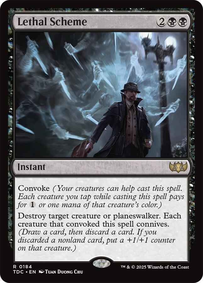 Lethal Scheme (184) (Commander: Tarkir: Dragonstorm)