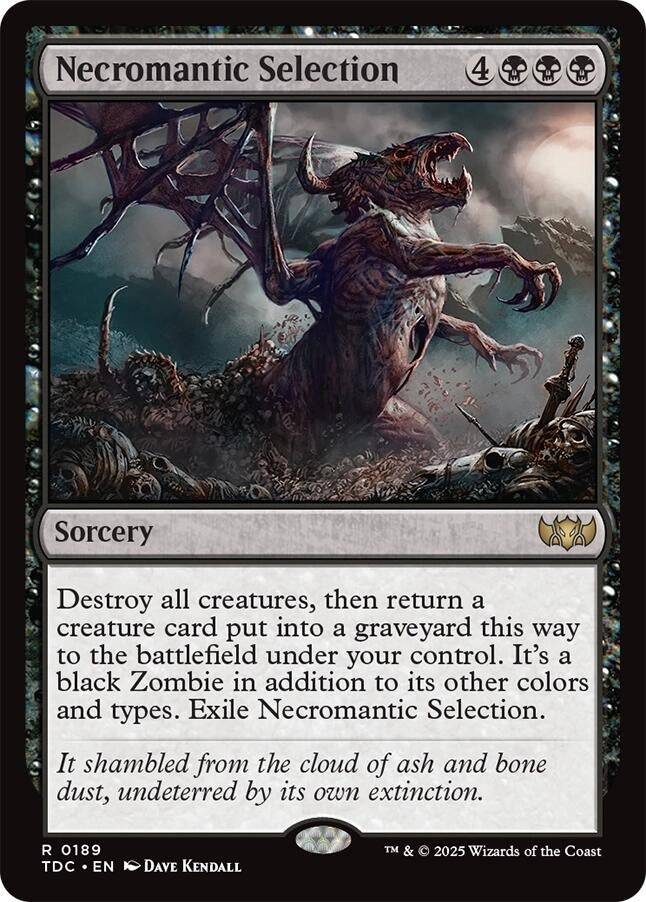 Necromantic Selection (189) (Commander: Tarkir: Dragonstorm)