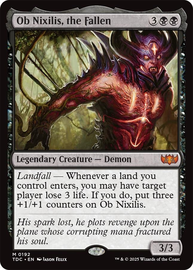 Ob Nixilis, the Fallen (192) (Commander: Tarkir: Dragonstorm)