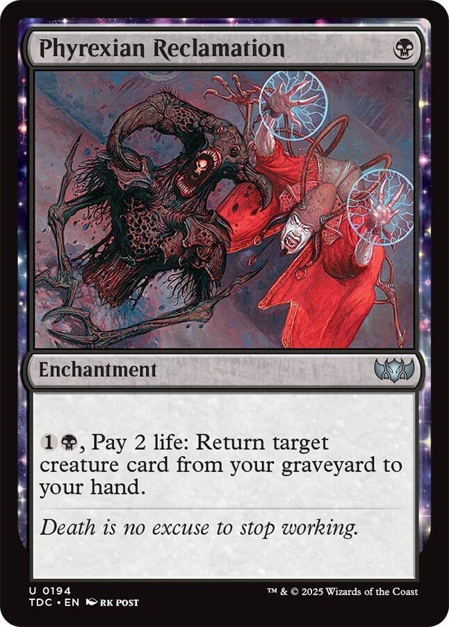 Phyrexian Reclamation (194) (Commander: Tarkir: Dragonstorm)