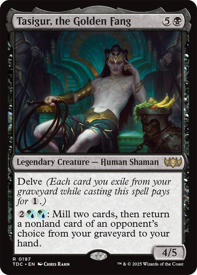 Tasigur, the Golden Fang (197) (Commander: Tarkir: Dragonstorm)