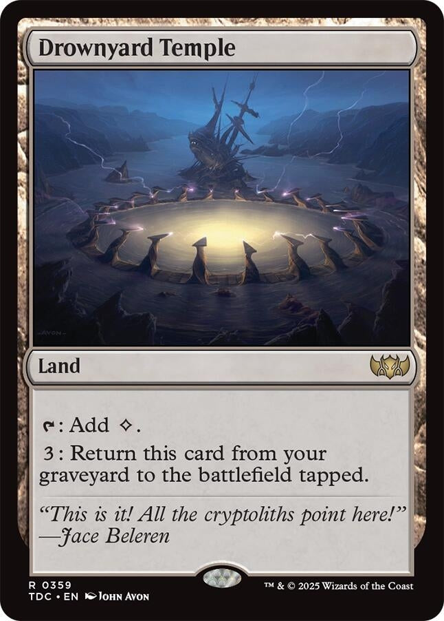Drownyard Temple (359) (Commander: Tarkir: Dragonstorm)