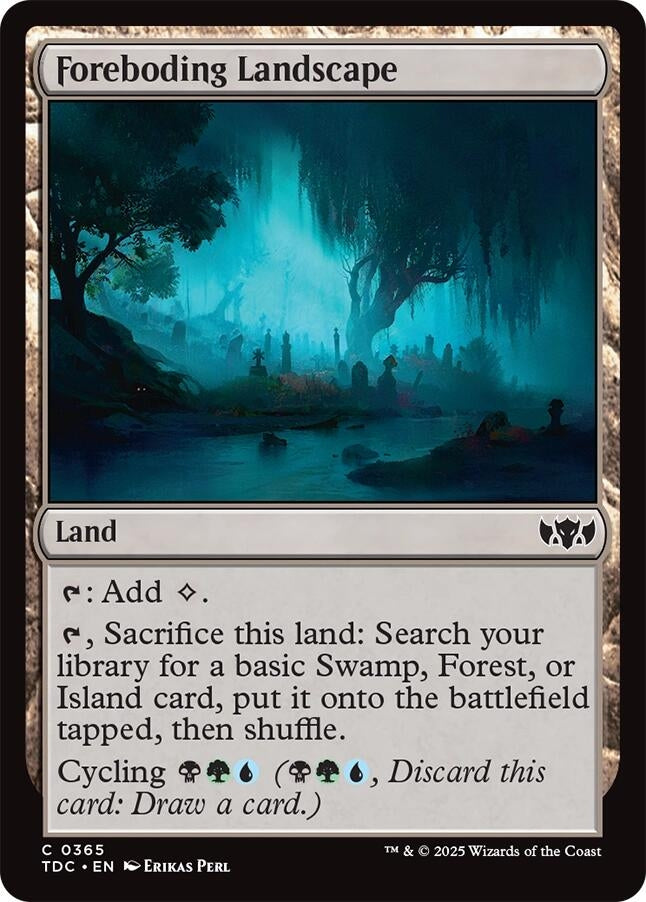Foreboding Landscape (365) (Commander: Tarkir: Dragonstorm)