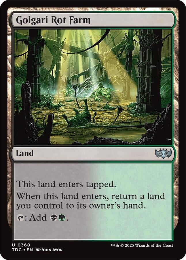 Golgari Rot Farm (368) (Commander: Tarkir: Dragonstorm)
