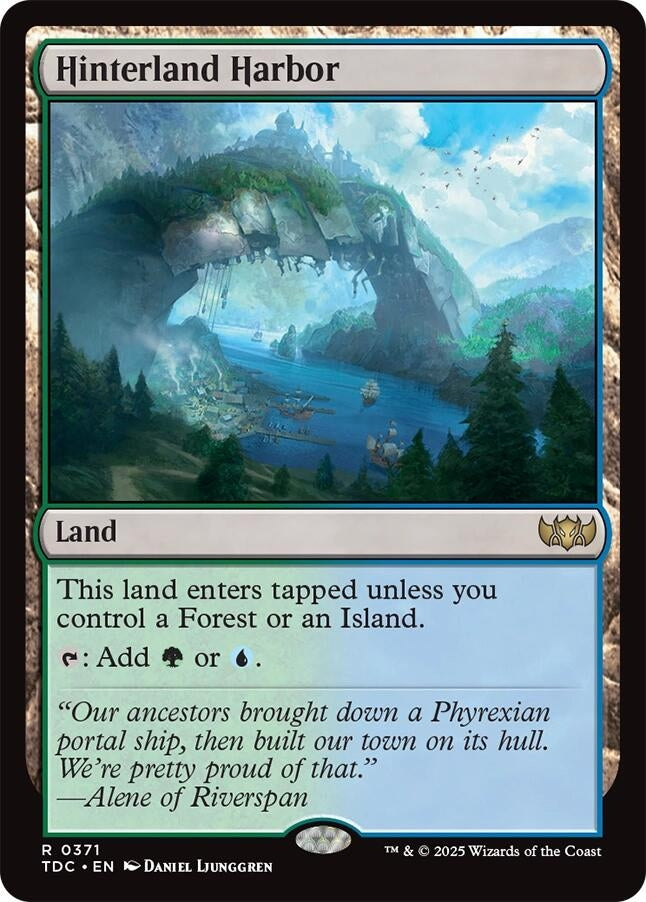 Hinterland Harbor (371) (Commander: Tarkir: Dragonstorm)