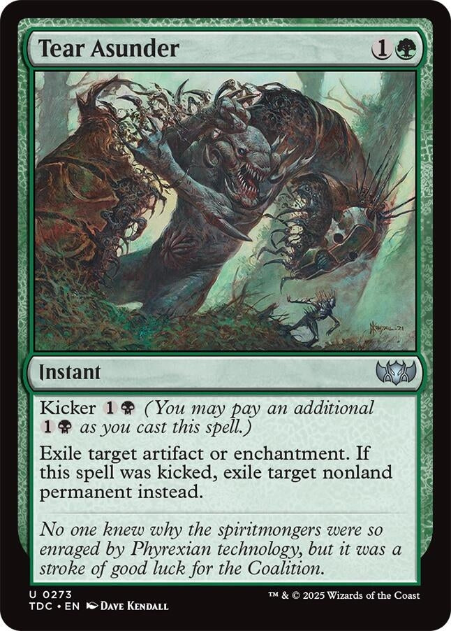 Tear Asunder (273) (Commander: Tarkir: Dragonstorm)
