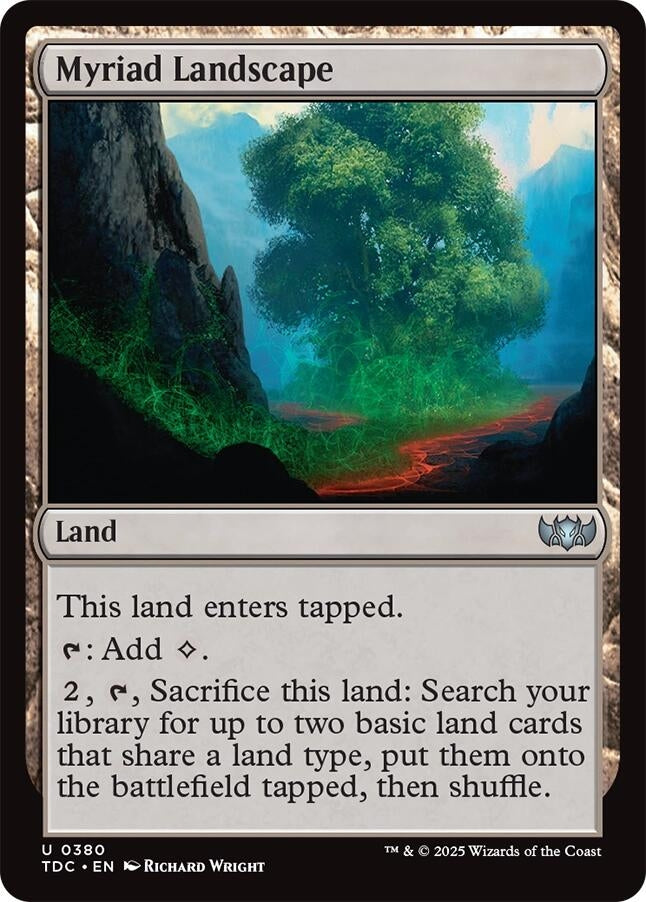 Myriad Landscape (380) (Commander: Tarkir: Dragonstorm)