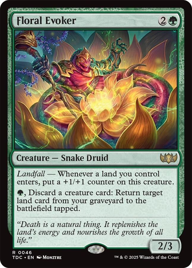 Floral Evoker (46) (Commander: Tarkir: Dragonstorm)