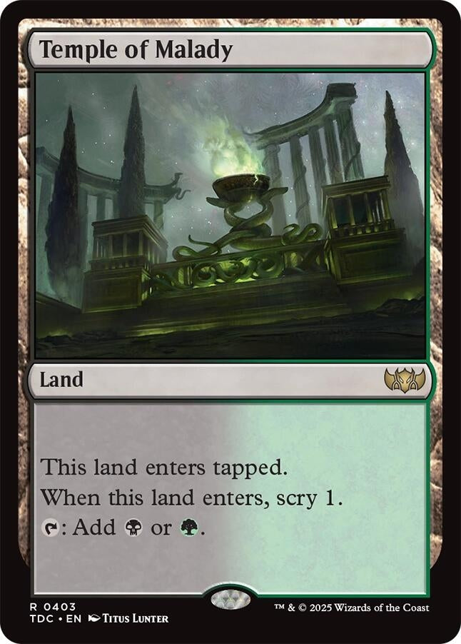 Temple of Malady (403) (Commander: Tarkir: Dragonstorm)
