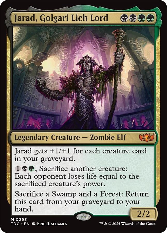Jarad, Golgari Lich Lord (293) (Commander: Tarkir: Dragonstorm)
